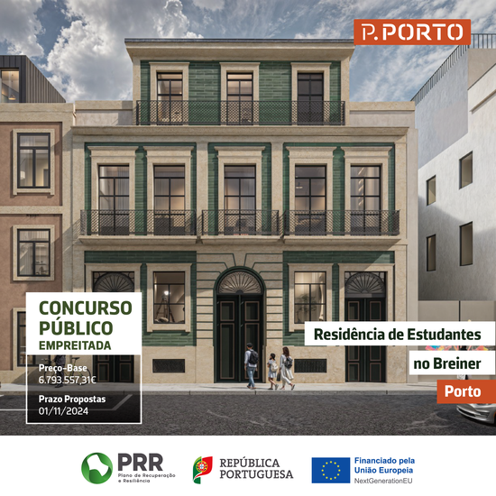 Concurso Público para a construção de Residência de Estudantes no Breiner (Porto)